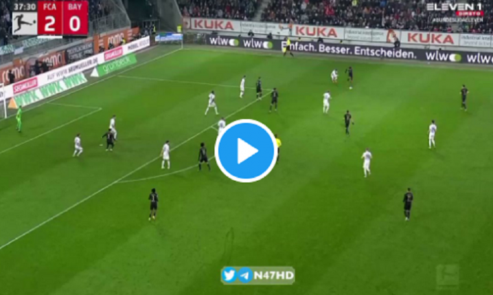 Lewandowski STRZELA GOLA Augsburgowi! Bayern goni [VIDEO]